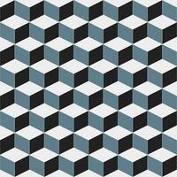 Grey and black cube. cube pattern. cube geometric. cube pattern background. cube background. Seamless pattern. for background, backdrop, decoration, gift wrapping, wall tiles, floor tiles vector