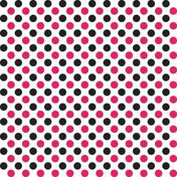 Pink and black dot pattern background. Polkadot. Dot background. Seamless pattern. for backdrop, decoration, Gift wrapping, wall tiles, floor tiles. vector