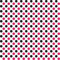 Pink and black dot pattern background. Polkadot. Dot background. Seamless pattern. for backdrop, decoration, Gift wrapping, wall tiles, floor tiles. vector