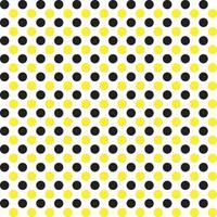 Yellow and black dot pattern background. Polkadot. Dot background. Seamless pattern. for backdrop, decoration, Gift wrapping, wall tiles, floor tiles. vector