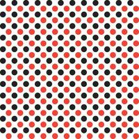 Red and black dot pattern background. Polkadot. Dot background. Seamless pattern. for backdrop, decoration, Gift wrapping, wall tiles, floor tiles. vector