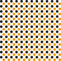 Orange and black dot pattern background. Polkadot. Dot background. Seamless pattern. for backdrop, decoration, Gift wrapping, wall tiles, floor tiles. vector