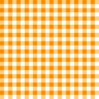 Orange plaid pattern background. plaid pattern background. plaid background. Seamless pattern. for backdrop, decoration, gift wrapping, gingham tablecloth, blanket, tartan. vector