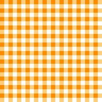 Orange plaid pattern background. plaid pattern background. plaid background. Seamless pattern. for backdrop, decoration, gift wrapping, gingham tablecloth, blanket, tartan. vector