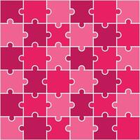 Pink jigsaw pattern. jigsaw line pattern. jigsaw seamless pattern. Decorative elements, clothing, paper wrapping, bathroom tiles, wall tiles, backdrop, background. vector