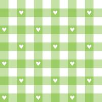 Light green plaid pattern background. plaid pattern background. plaid background. Seamless pattern. for backdrop, decoration, gift wrapping, gingham tablecloth, blanket, tartan, fashion fabric print. vector