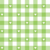 Light green plaid pattern background. plaid pattern background. plaid background. Seamless pattern. for backdrop, decoration, gift wrapping, gingham tablecloth, blanket, tartan, fashion fabric print. vector