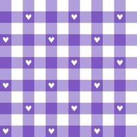 Purple plaid pattern background. plaid pattern background. plaid background. Seamless pattern. for backdrop, decoration, gift wrapping, gingham tablecloth, blanket, tartan, fashion fabric print. vector