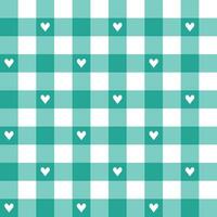 Green plaid pattern background. plaid pattern background. plaid background. Seamless pattern. for backdrop, decoration, gift wrapping, gingham tablecloth, blanket, tartan, fashion fabric print. vector