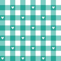 Green plaid pattern background. plaid pattern background. plaid background. Seamless pattern. for backdrop, decoration, gift wrapping, gingham tablecloth, blanket, tartan, fashion fabric print. vector