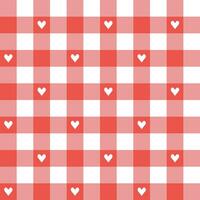 Red plaid pattern background. plaid pattern background. plaid background. Seamless pattern. for backdrop, decoration, gift wrapping, gingham tablecloth, blanket, tartan, fashion fabric print. vector