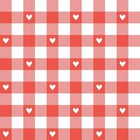 Red plaid pattern background. plaid pattern background. plaid background. Seamless pattern. for backdrop, decoration, gift wrapping, gingham tablecloth, blanket, tartan, fashion fabric print. vector