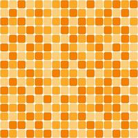 Orange tile background, rounded corners mosaic tile background, Tile background, Seamless pattern, Mosaic seamless pattern, Mosaic tiles texture or background. Bathroom wall tiles, swimming pool tiles vector