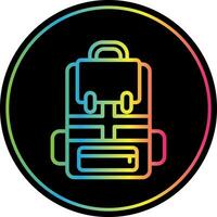 Backpack Vector Icon Design