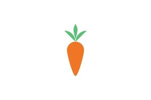 Creative and professional carrot logo design template on white background vector