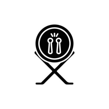Bedug icon. solid icon vector