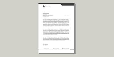 Minimalist concept business style letterhead template design. Professional and modern letterhead template design with geometric shapes. Vector graphic design.Creative and Clean letterhead bundle.