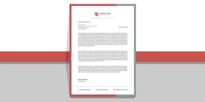 Minimalist concept , modern , clean , creative , simple , professional , corporate ,business style letterhead design template. Unique letterhead design with abstract shape with color variation . vector