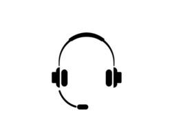 auriculares icono vector ilustración logo modelo para muchos objetivo. aislado en blanco antecedentes