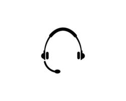 Headset icon vector illustration logo template for many purpose. Isolated on white background