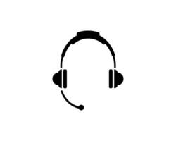 auriculares icono vector ilustración logo modelo para muchos objetivo. aislado en blanco antecedentes