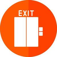 Exit Vector Icon Design