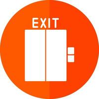 Exit Vector Icon Design