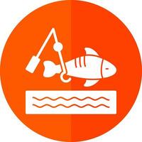 diseño de icono de vector de pesca