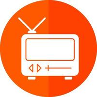 diseño de icono de vector de televisión