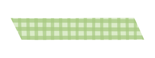 Cute plaid washi tape png