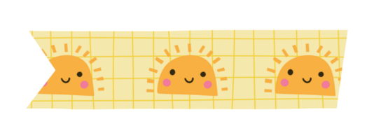 Cute washi tape png