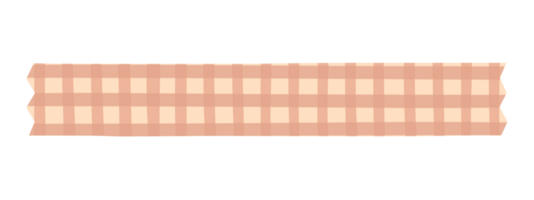 Cute plaid washi tape png