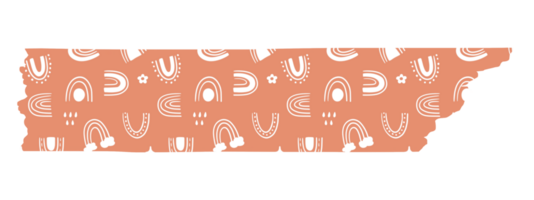 Abstract doodle washi tape png