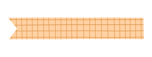 schattig plaid washi plakband png