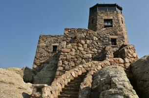 Stone Watch Tower on Top of Harney Peak photo