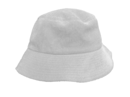 blanco Cubeta sombrero aislado png transparente