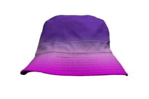 purple bucket hat isolated PNG transparent