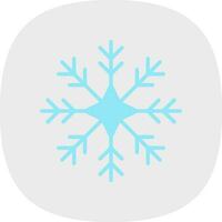 diseño de icono de vector de copo de nieve