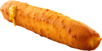 Corn dog PNG met ai gegenereerd.