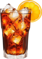 Ice americano png with AI generated.