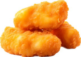 Chicken nugget png with AI generated.