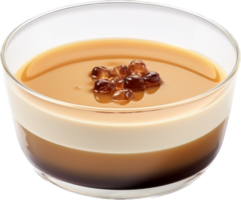 Coffee jelly png with AI generated.