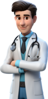 Doctor png with AI generated.