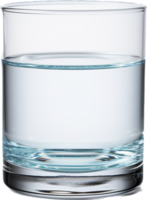 Glass of water png with AI generated.