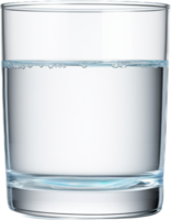 Glass of water png with AI generated.