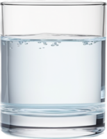 Glass of water png with AI generated.