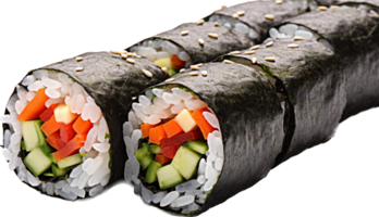 Kimbap png with AI generated.