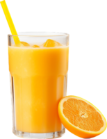 Orange juice png with AI generated.