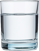 Glass of water png with AI generated.