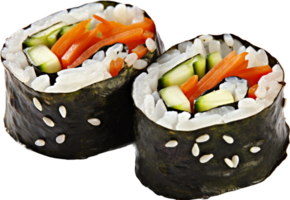 Kimbap png with AI generated.